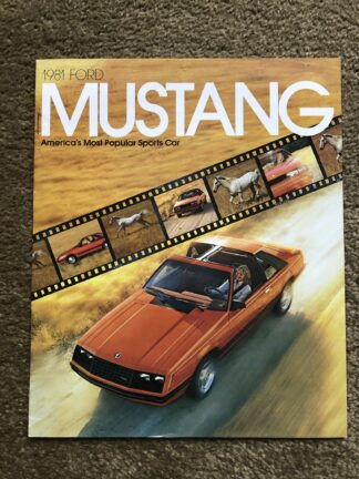 1981 Ford Mustang Brochure