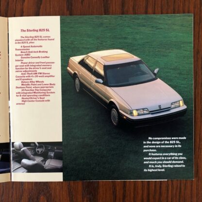 1986 Rover Sterling Brochure - Image 5