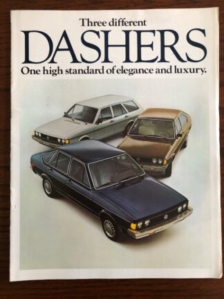 1978 Volkswagen Dasher (Passat) Brochure
