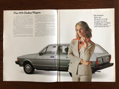 1978 Volkswagen Dasher (Passat) Brochure - Image 2