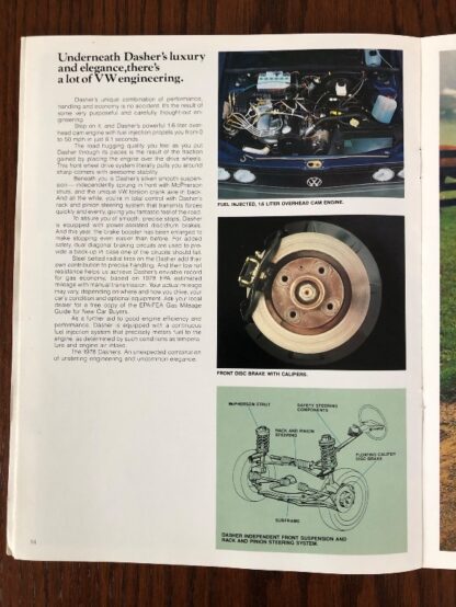 1978 Volkswagen Dasher (Passat) Brochure - Image 11