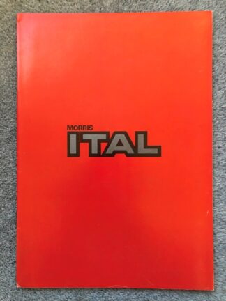 1980 Morris Ital Brochure