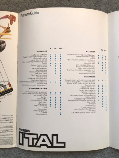 1980 Morris Ital Brochure - Image 14