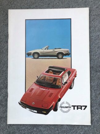 1981 Triumph TR7 Brochure