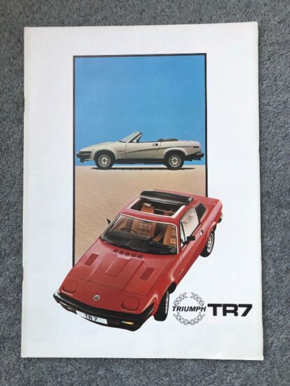 1981 Triumph TR7 Brochure