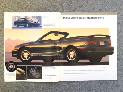 1997 Ford Mustang Brochure - Image 3