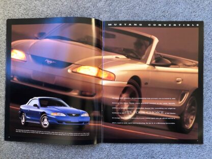1998 Ford Mustang Brochure - Image 4