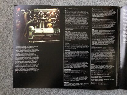 1976 Triumph TR7 Brochure - Image 7