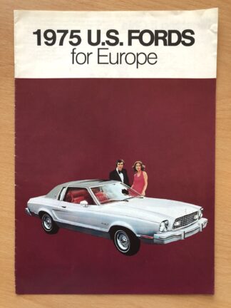 1975 Ford Range Brochure Mustang, Cougar, Gran Torino, Monarch