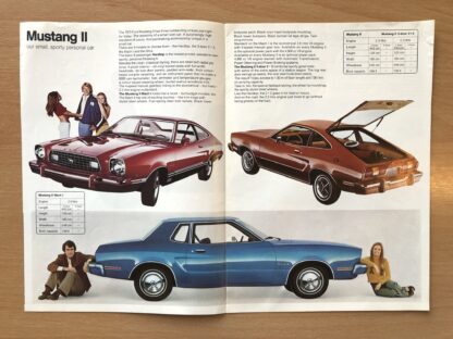 1975 Ford Range Brochure Mustang, Cougar, Gran Torino, Monarch - Image 3