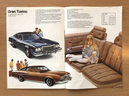 1975 Ford Range Brochure Mustang, Cougar, Gran Torino, Monarch - Image 6