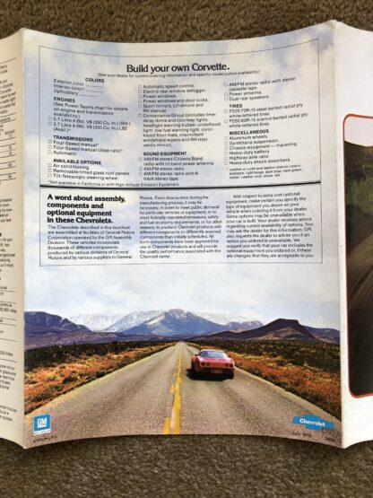 1979 Chevrolet Corvette Brochure - Image 4