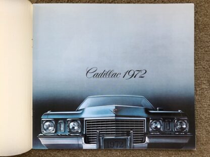 1972 Cadillac Range Brochure Fleetwood, Calais, De Ville - Image 3