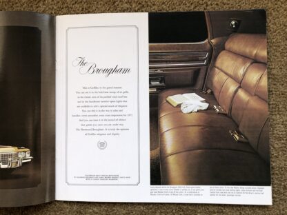 1972 Cadillac Range Brochure Fleetwood, Calais, De Ville - Image 7