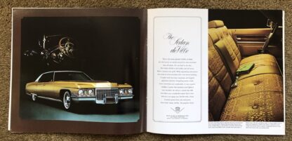 1972 Cadillac Range Brochure Fleetwood, Calais, De Ville - Image 12