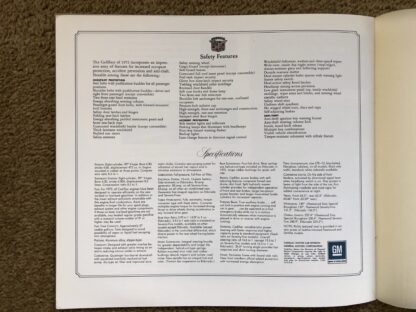 1972 Cadillac Range Brochure Fleetwood, Calais, De Ville - Image 18