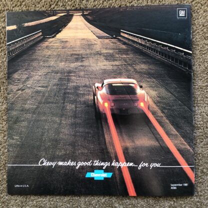 1982 Chevrolet Corvette Brochure - Image 11