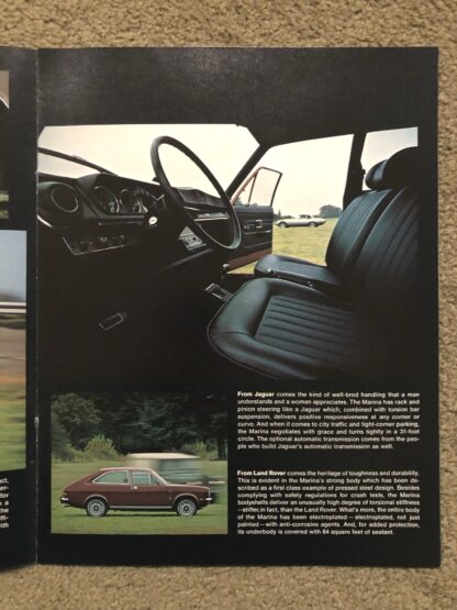 1973 Morris Marina Brochure - Image 3