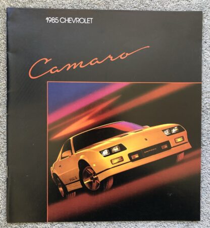 1985 Chevrolet Camaro Brochure