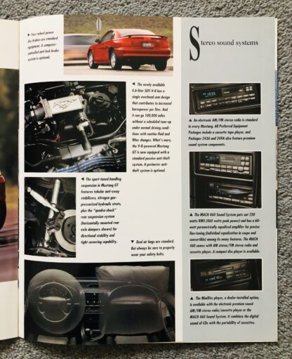 1996 Ford Mustang Brochure - Image 7