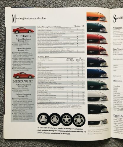 1996 Ford Mustang Brochure - Image 8