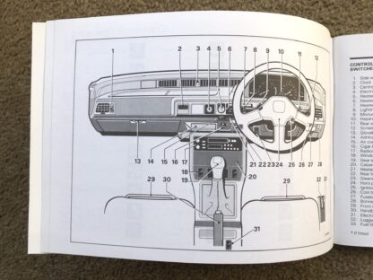 1987 Rover 200 Series Handbook - Image 3