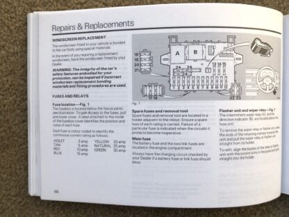 1987 Rover 200 Series Handbook - Image 12