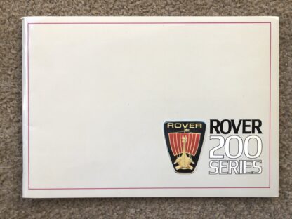 1984 Rover 200 Series Handbook