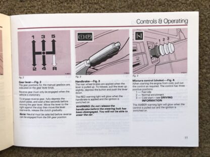 1984 Rover 200 Series Handbook - Image 4