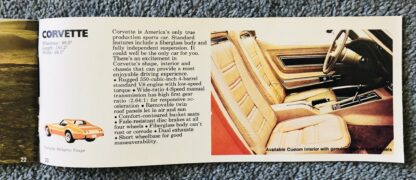 1976 Chevrolet Range Brochure Corvette Chevelle Camaro Impala - Image 10