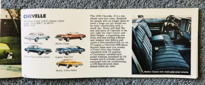 1976 Chevrolet Range Brochure Corvette Chevelle Camaro Impala - Image 18