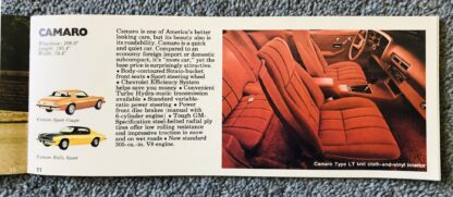 1976 Chevrolet Range Brochure Corvette Chevelle Camaro Impala - Image 20