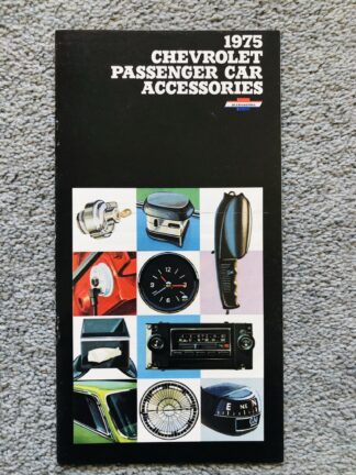 1975 Chevrolet Accessories Brochure