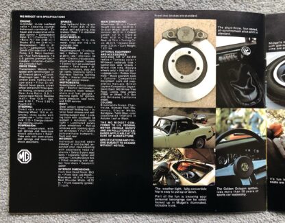 1976 MG Midget Brochure - Image 4