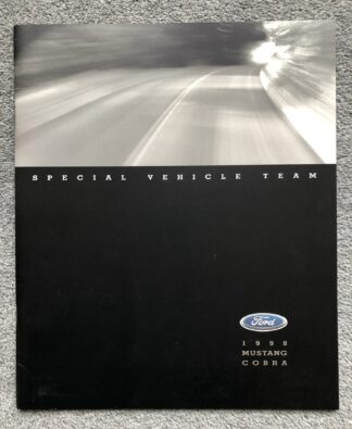 1998 Ford Mustang SVT Cobra Brochure