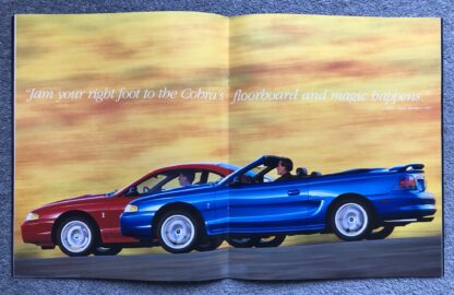 1998 Ford Mustang SVT Cobra Brochure - Image 7