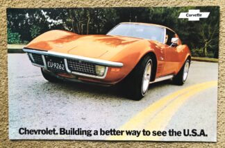 1972 Chevrolet Corvette Poster/order guide