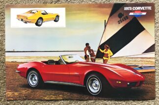 1973 Chevrolet Corvette Poster/order guide