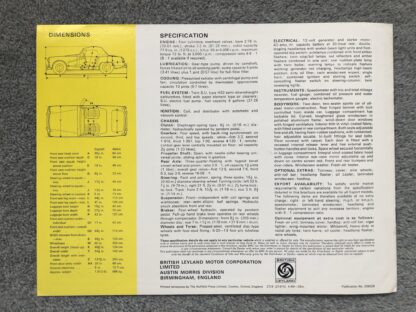 1969 MG Midget Brochure - Image 7