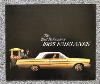 1965 Ford Fairlane Brochure