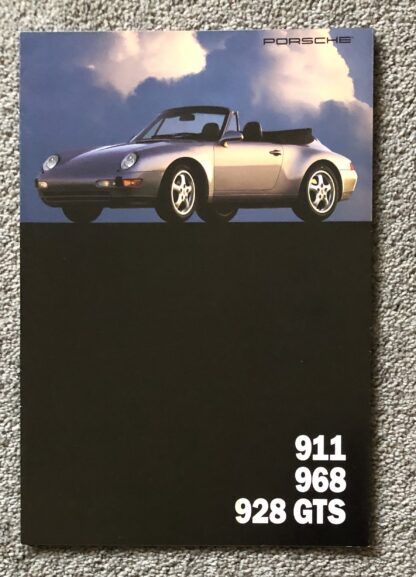 1994 Porsche Range Brochure, 968, 911 928
