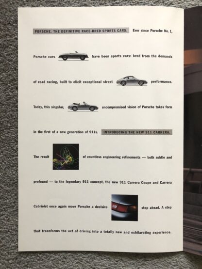 1994 Porsche Range Brochure, 968, 911 928 - Image 3