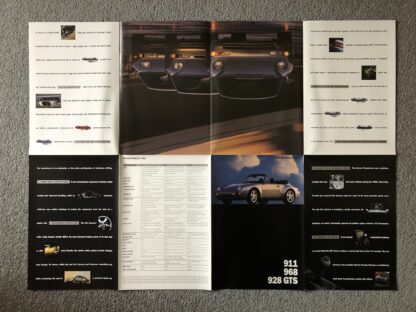 1994 Porsche Range Brochure, 968, 911 928 - Image 10