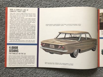 1961 Chevrolet Corvair Brochure - Image 2