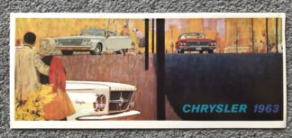 1963 Chrysler New Yorker, 300, Newport Range Brochure