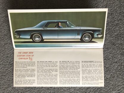 1963 Chrysler New Yorker, 300, Newport Range Brochure - Image 2