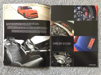 2017 Ford Mustang Ecoboost, GT, GT350 Brochure - Image 4