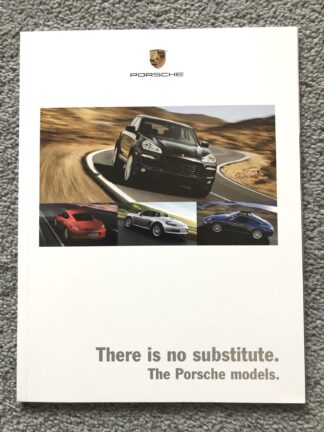 2008 Porsche Range Brochure, 911, GT3, Cayman, Cayenne, Boxster