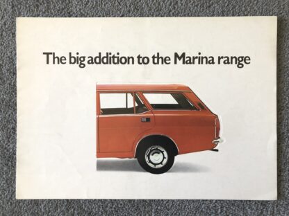 1972 Morris Marina Estate Brochure