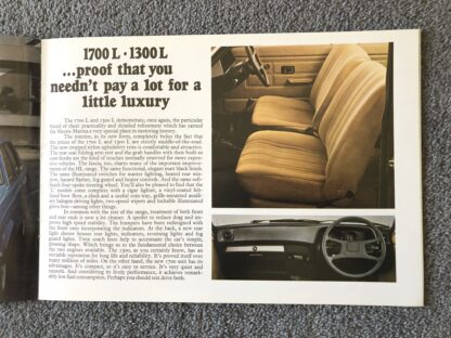 1978 Morris Marina Brochure - Image 5